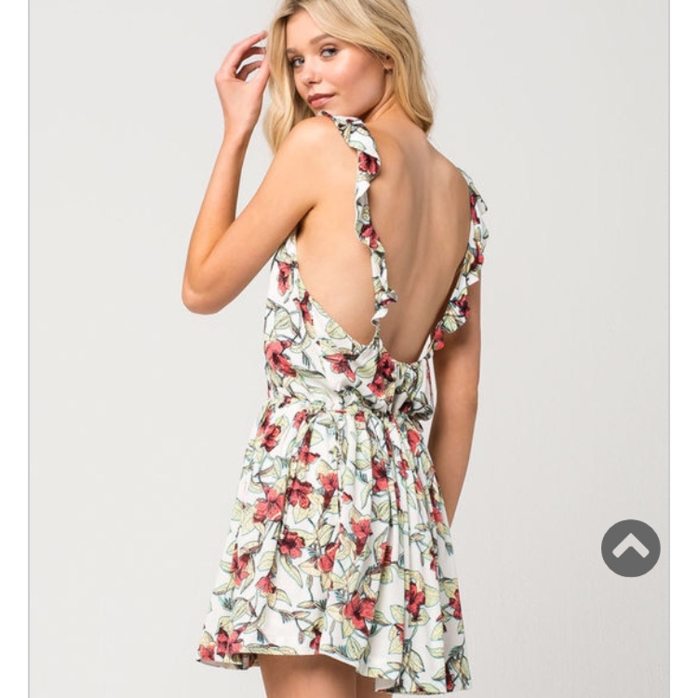 Free People Dear You Mini Dress Floral. NWOT
